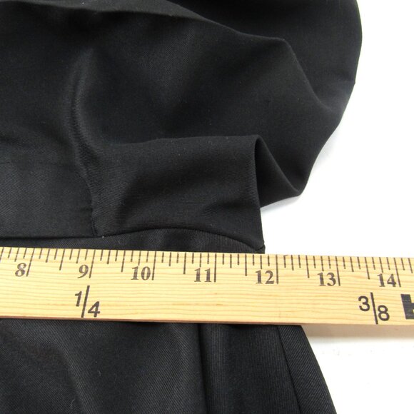 George Men's Black Front Pleat Narrow Leg Cuff High Rise Dress Pants 36X32 - Picture 6 of 10